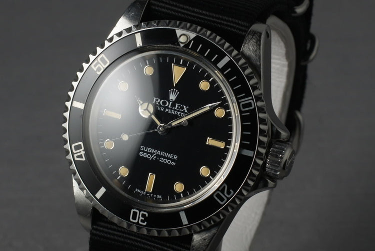 1985 Rolex Submariner 5513 with Creamy WG surrounds