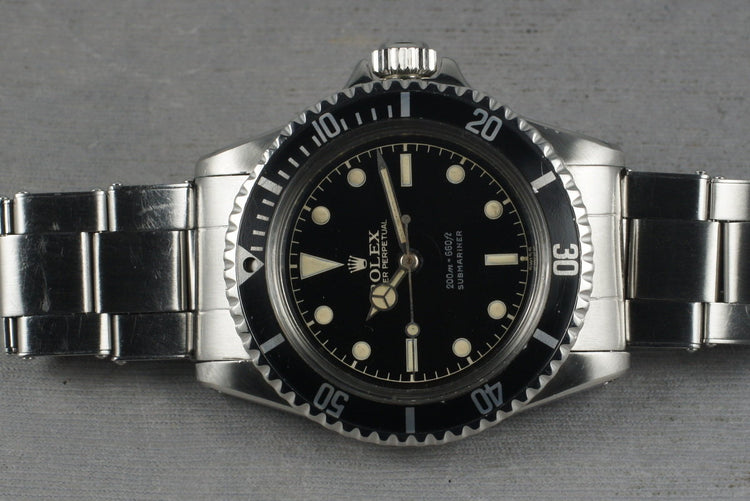 1962 Rolex Submariner 5512 PCG with Gilt Glossy Chapter Ring Dial