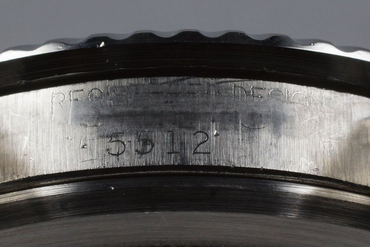 1967 Rolex Submariner 5512 4 Line Dial