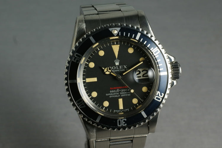 Rolex Red Submariner Ref: 1680 with Box and Papers