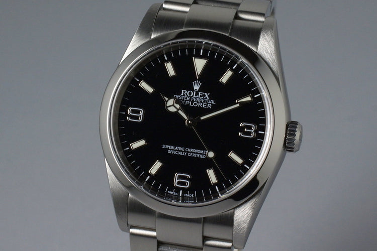 2003 Rolex Explorer 114270 with Box and Papers