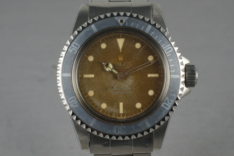 1962 Rolex Submariner 5512 PCG with Tropical Chapter ring dial
