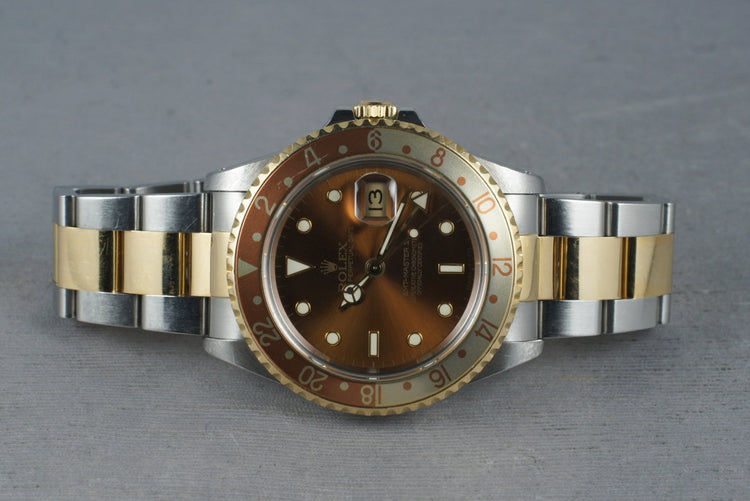 1991 Rolex 18K/SS Root Beer GMT-Master II 16713