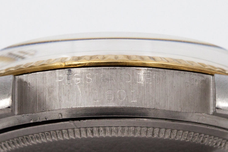 1971 Rolex SS/YG DateJust 1601 Champagne Dial