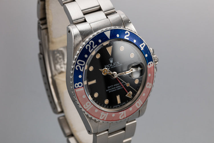 1982 Rolex GMT-Master 16750 "Pepsi"