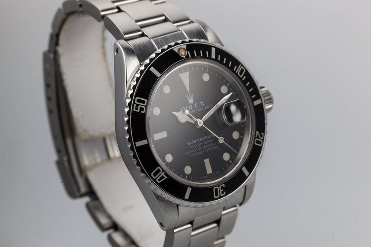 1981 Rolex Submariner 16800 Matte Dial