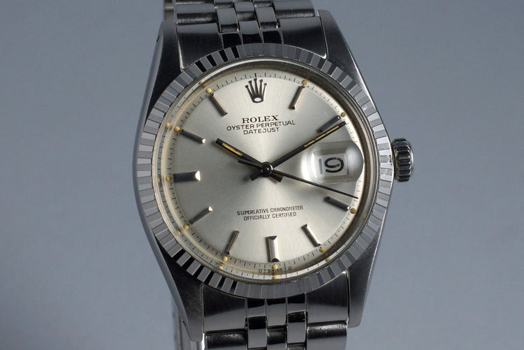 1972 Rolex DateJust 1603 Silver Sigma Dial