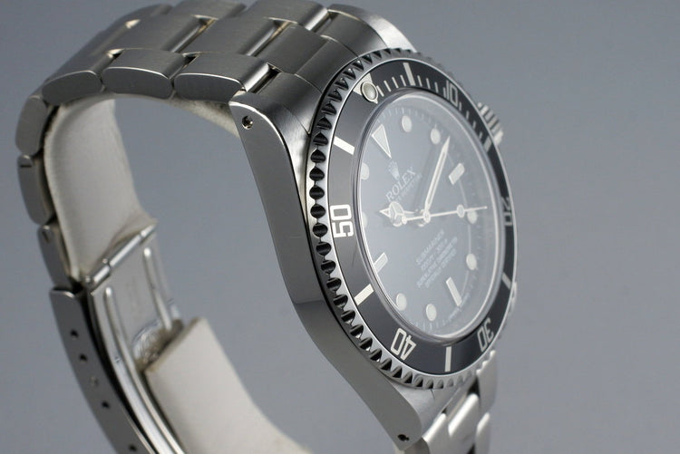 2012 Rolex Submariner 14060M 4 Line Dial