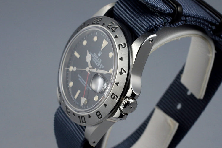 1991 Rolex Explorer II 16570 Black Dial