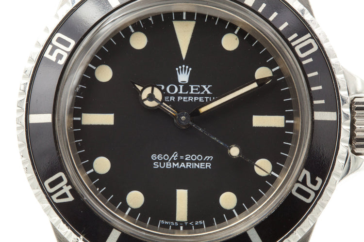 1977 Rolex Submariner 5513 with "Pre-Comex" Dial