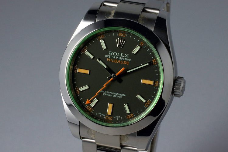 2009 Rolex Milgauss Green 116400V