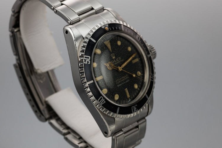 1963 Rolex Submariner 5513 SERPICO Y LAINO SWISS Only Gilt Dial