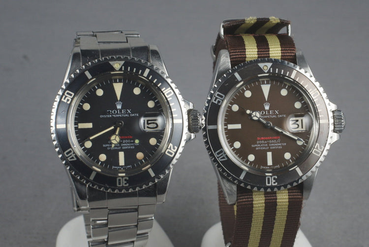 1969 Rolex Red Submariner 1680 Meters First Mark 3 BROWN dial