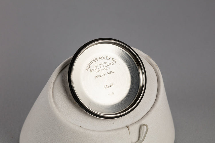 1968 Rolex Date 1500 Black Dial