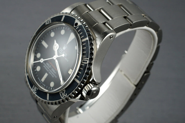 1972 Rolex Red Submariner 1680 Mark IV Dial