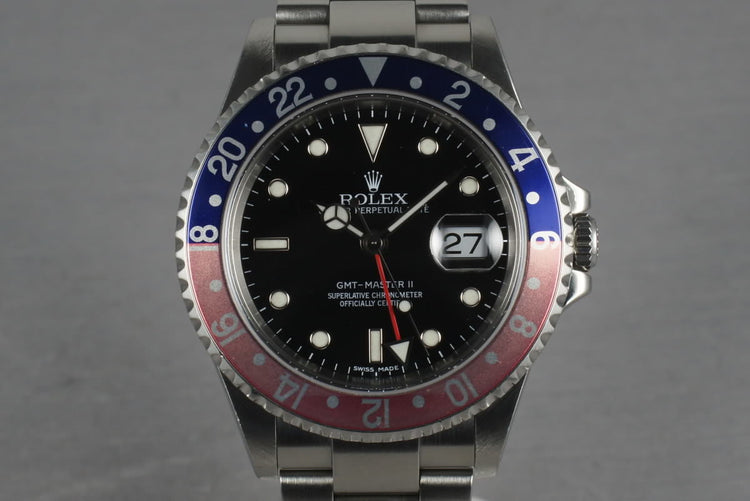 2005 Rolex GMT 16710 D serial with Stick Dial