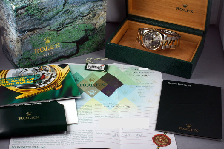 2003 Rolex Two Tone DateJust 116233 with Box and Papers