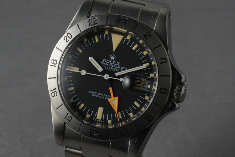 Rolex Explorer II 1655 Mark 2 dial and Mark 2 bezel