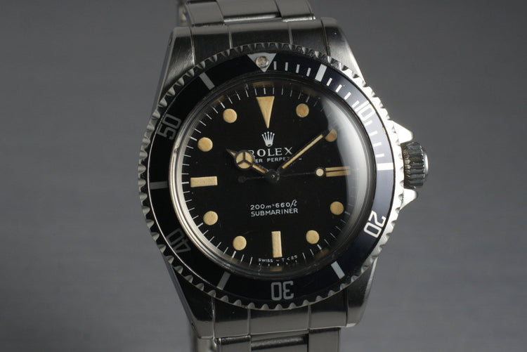 1968 Rolex Submariner 5513 Meters First