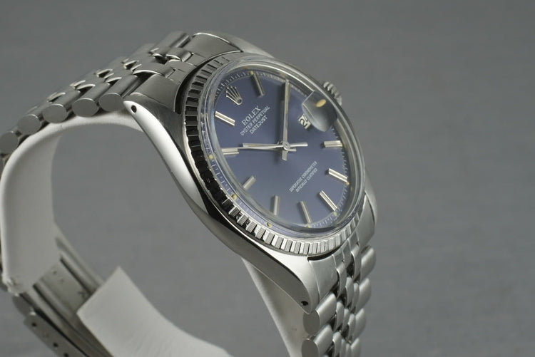 1969 Rolex Datejust 1603 Blue Dial