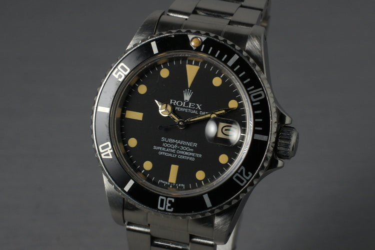 1980 Rolex Submariner 16800 with Box and Papers