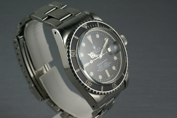 Rolex Submariner 1680 Box and Papers