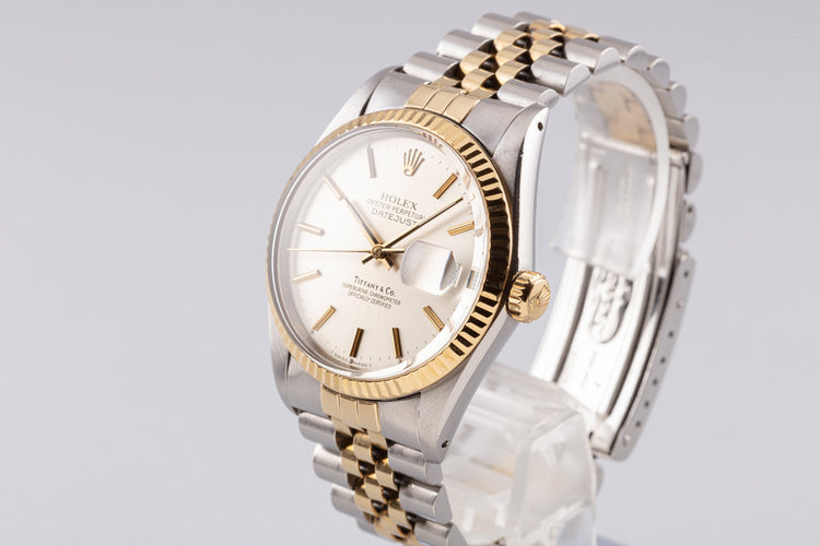 1987 Vintage Rolex Datejust 16013 with Tiffany Dial