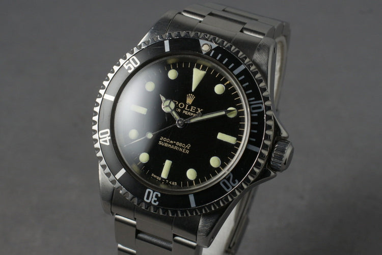 1966 Rolex Submariner 5513 with Glossy Gilt Dial