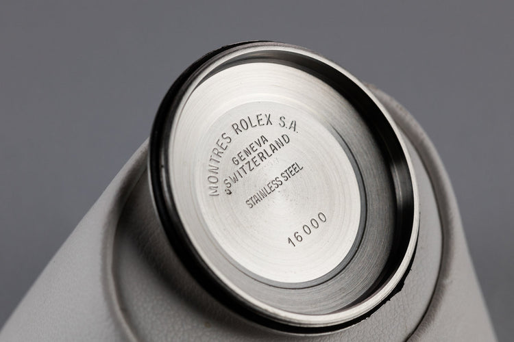 1983 Rolex DateJust 16030 black dial with Box and Papers