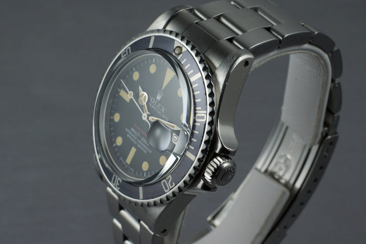1971 Rolex Red Submariner 1680 Mark V Dial