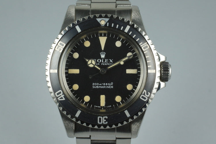 1969 Rolex Submariner 5513 Meters First