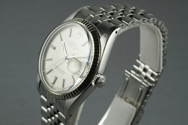 1973 Rolex DateJust 1601 Silver Sigma Dial