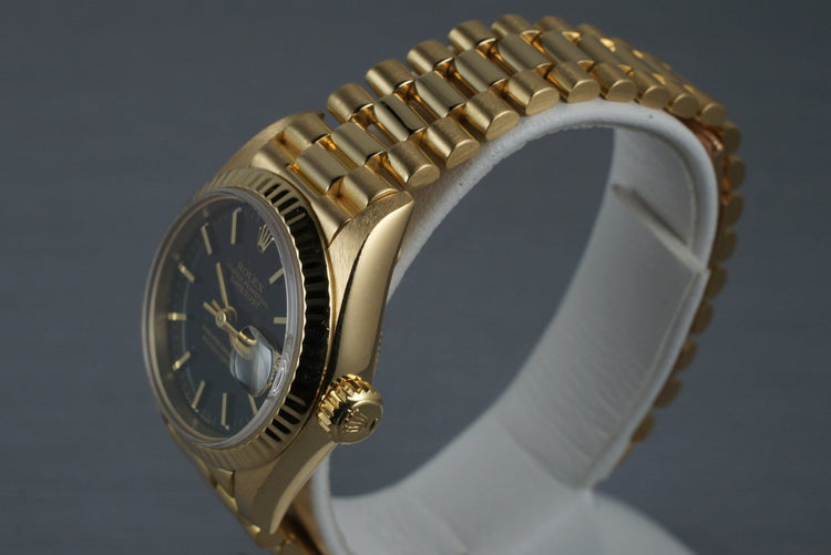 1991 Rolex Ladies YG Datejust 69178