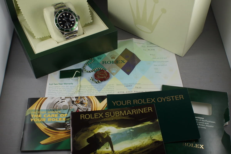 2006 Rolex Submariner 16610LV with Box and Papers
