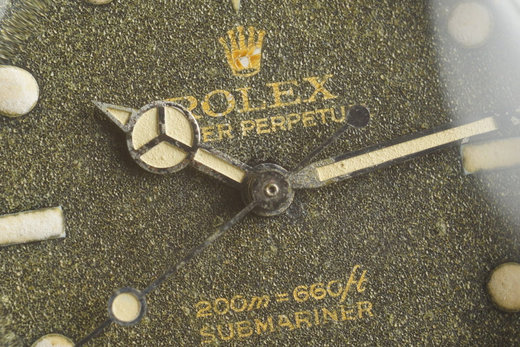 1966 Rolex Submariner 5513 with Gilt Bart Simpson Dial