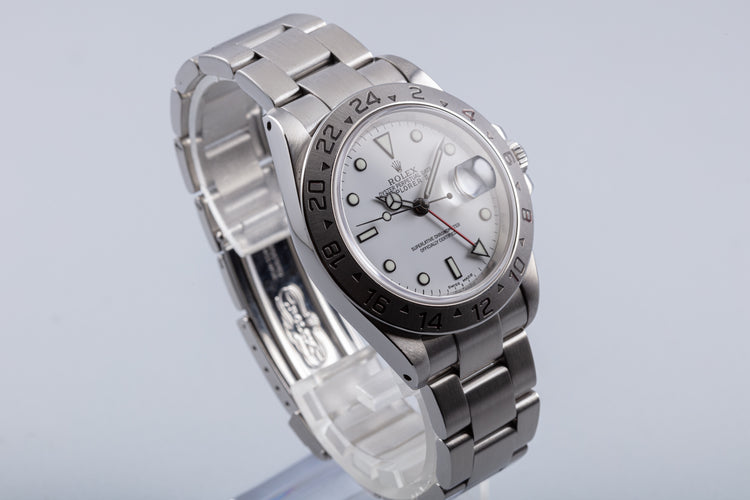 2000 Rolex Explorer II 16570 Polar Dial