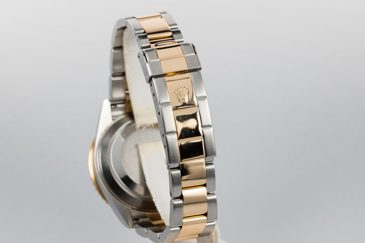 2006 Rolex Two-Tone Submariner 16613 Serti Dial with Box and Papers