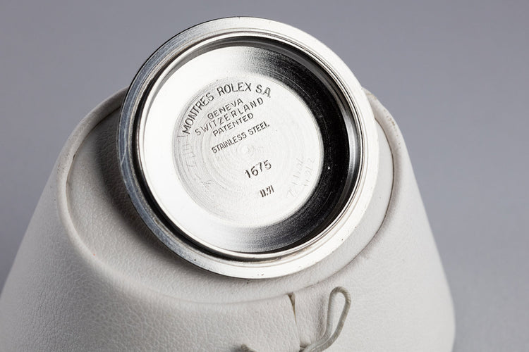 1971 Rolex GMT-Master 1675 with Fat Font Pepsi Insert