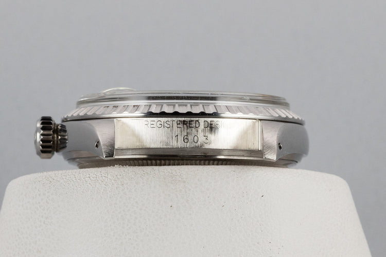 1975 Rolex DateJust 1603 Silver Dial