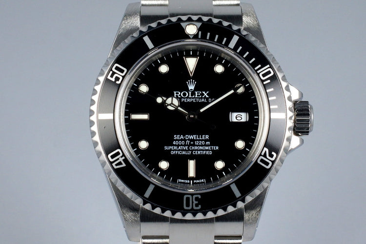 2000 Rolex Sea Dweller 16600