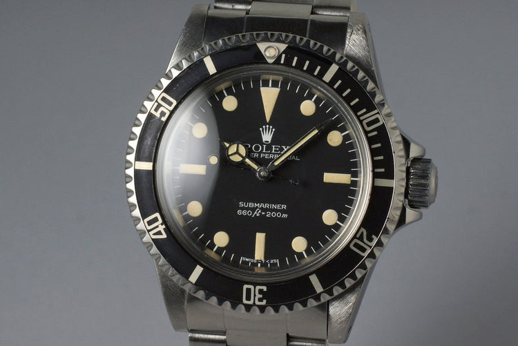 1979 Rolex Submariner 5513 Mark III Maxi Dial