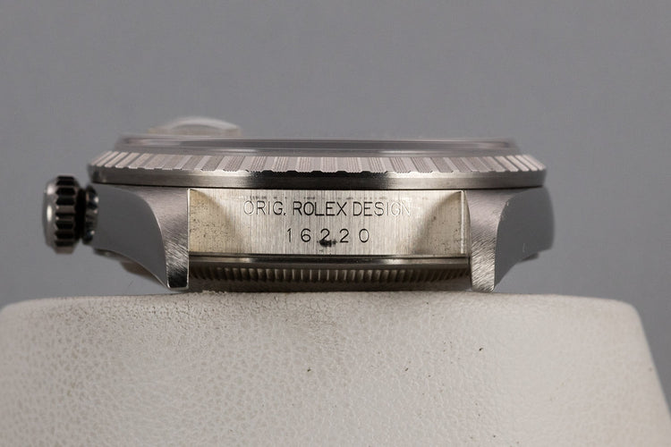 1999 Rolex DateJust 16220 White Roman Numeral Dial