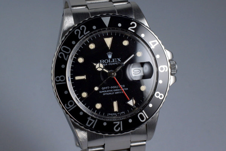 1984 Rolex GMT 16750 No-Date Dial