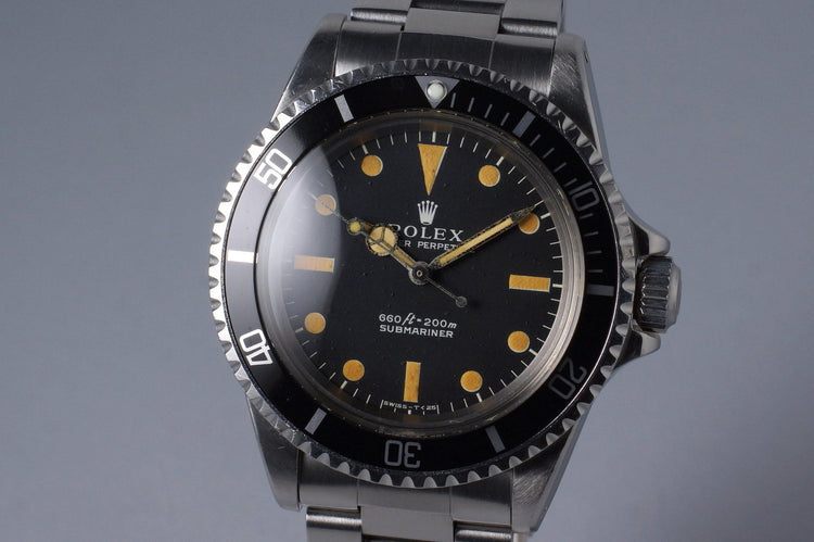 1970 Rolex Submariner 5513 Serif Dial