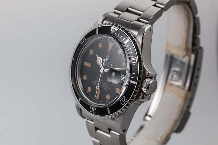 1970 Rolex Red Submariner 1680 with MK IV Dial