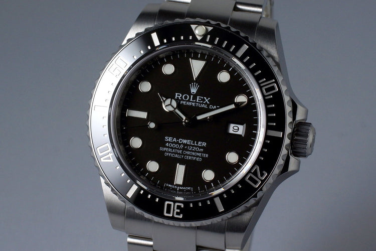 2014 Rolex Ceramic Sea Dweller 116600 with Box and Papers
