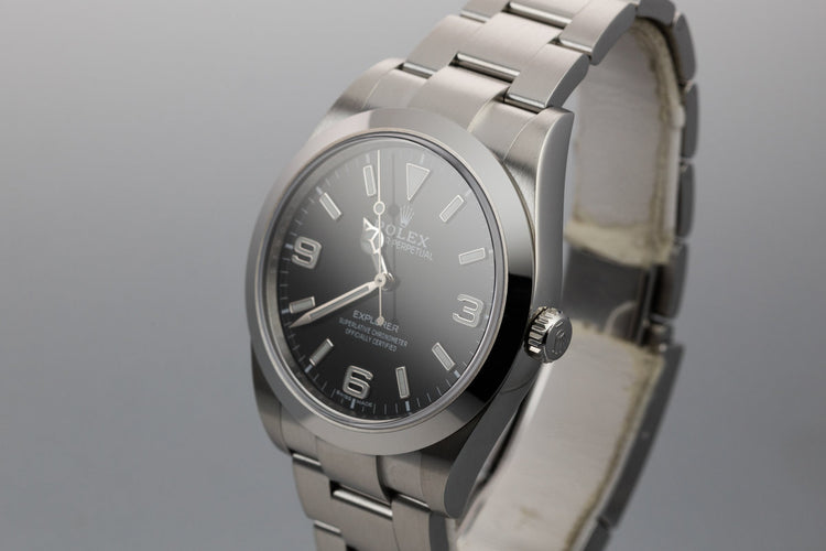 2018 Rolex 40mm Explorer 214270 with Box and Papers