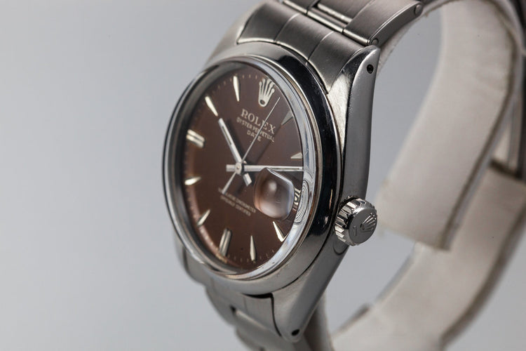 1961 Rolex Date 1500 with Tropical Dial