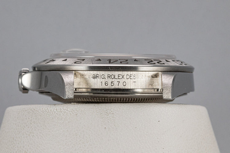 2003 Rolex Explorer II 16570 T White Dial with Box and Papers