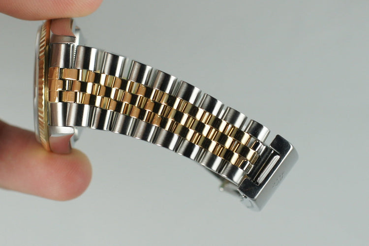 2000 Rolex 18K/SS DateJust 16233 with Box and Papers